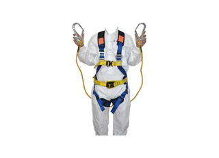 NBS7F5W+NBS7ABH1 Five-Point Full Body Harness Set Fall Protection