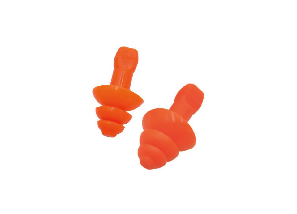 NBS3101TL Triple-Flange Corded TPR Earplugs Hearing Protection
