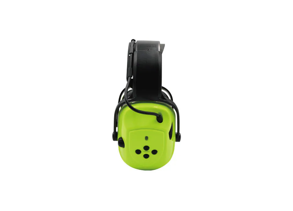 NBS3204 Basic Headband Safety Earmuffs Fluorescent Yellow Hearing Protection