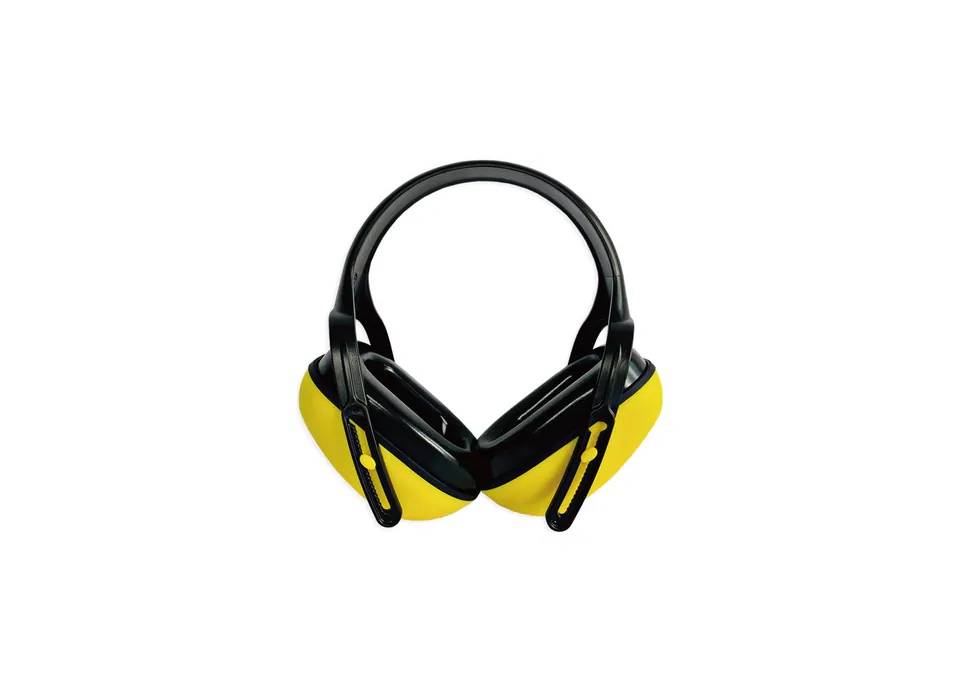 NBS3208 Basic Headband Safety Earmuffs Yellow Hearing Protection