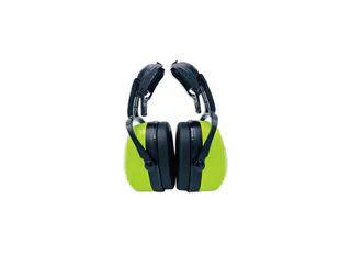 NBS32E12 Insulated Helmet Mounted Safety Earmuffs Fluorescent Green