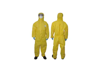 NBS4201B White Classic PE+PP Protective Coverall