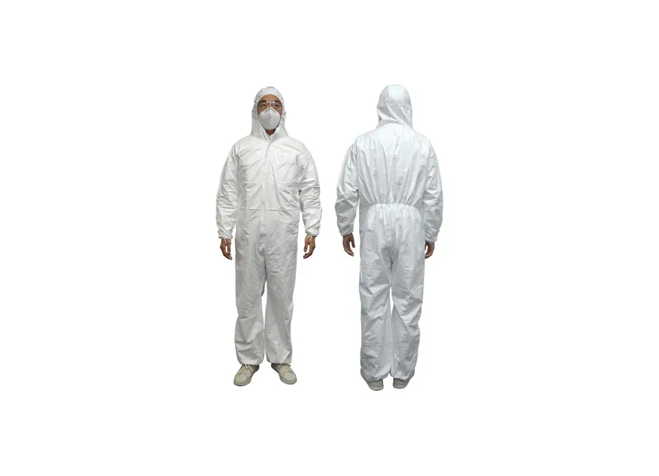 NBS4301TC White Reinforced Cool-Back Protective Coverall Protective Clothing