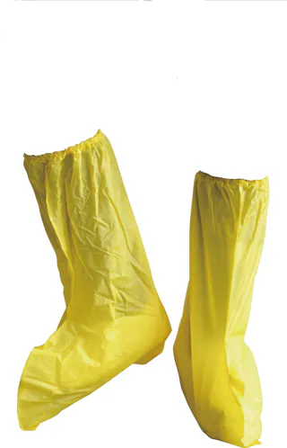 NBSXT01 Radiation Control Area High-Cut PVC Shoe Covers