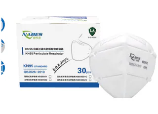 NBS9502 KN95 Folding Headband Dust Mask without Exhalation Valve