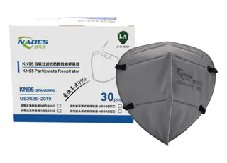 NBS9502C KN95 Activated Carbon Folding Headband Mask without Exhalation Valve