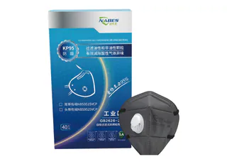 NBS9525VCP KP95 Folding Headband with Valve Mask for Acid Gas Odor Reduction