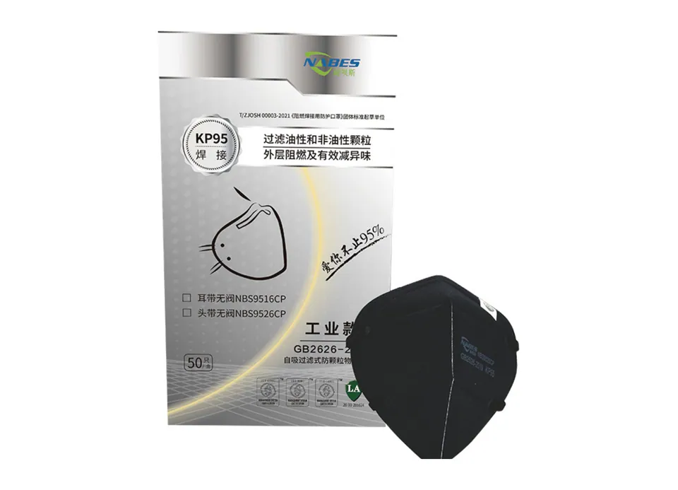 NBS9526CP KP95 Folding Headband without Valve Mask for Welding Respirator Masks Respiratory Protection