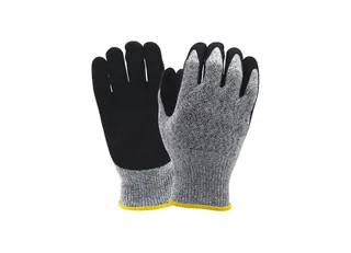NBS5Y550PC 10 Gauge 550g Natural White Polyester-Cotton Work Gloves Safety Gloves