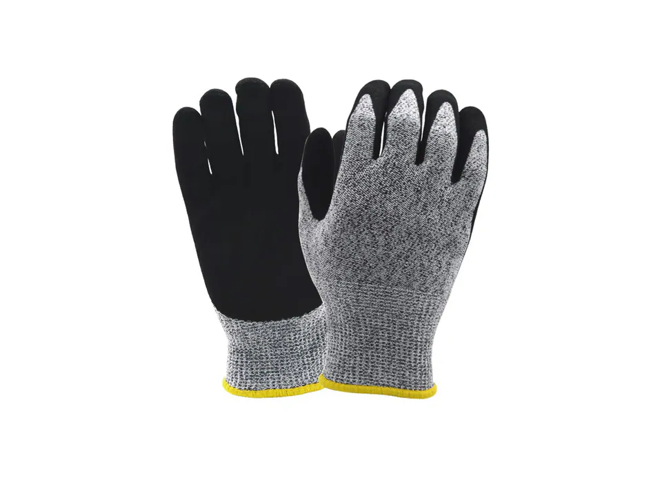 NBS5Y550PC 10 Gauge 550g Natural White Polyester-Cotton Work Gloves Safety Gloves