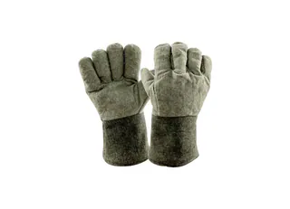 NBS5Y600PCS 10 Gauge 600g Natural White Reinforced Polyester-Cotton Work Gloves Safety Gloves