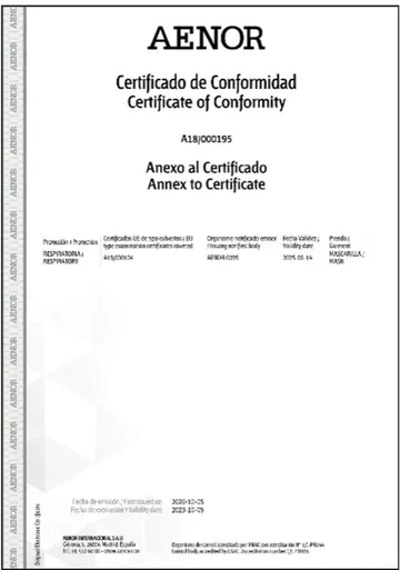 NABES CE Annex Certificate